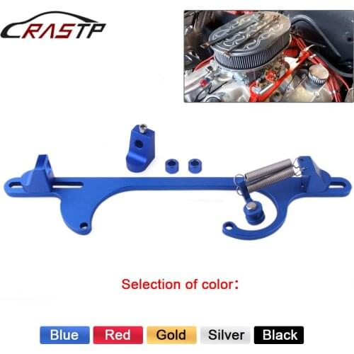 RASTP - New Arrived Billet Aluminum Throttle Cable Bracket Carburetor Bracket for Holley 4150 & 4160 Series Carburetor RS-THB002