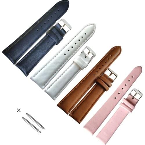Watch Strap 18mm 24mm for Wristwatch Handmade Leather Men and Women Accessories Band