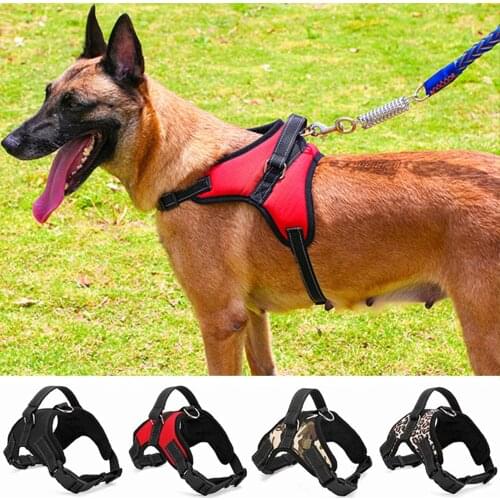 Reflective Pet Dog Harness For Dogs Adjustable Big Dog Harness Soft Cozy Pet Walking Harness For Small Medium Large Dogs Pitbull