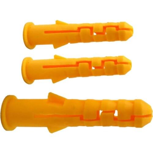 300pcs Plastic Expansion Tube Pipe Self Tapping Wall Anchors Drilling Woodworking Plugs Plastic Expansion With Metal Screw kit