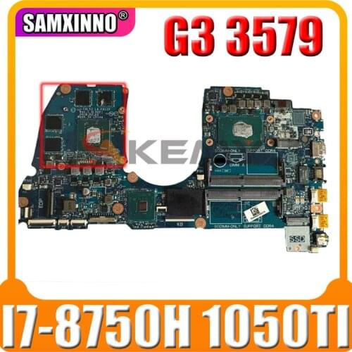 Akemy For Dell G3 3579 Laptop Motherboard I7-8750H CPU 1050TI CAL53 LA-F611P CN-0M5H57 0M5H57 M5H57 100% Working
