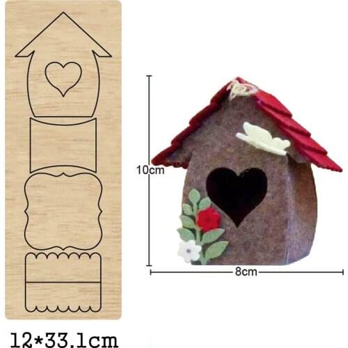 Candy Box Handmade Wooden Cutting Dies 2021 New Wood die mold for cut Leather Cloth Suitable for Common Die Cutting Machines