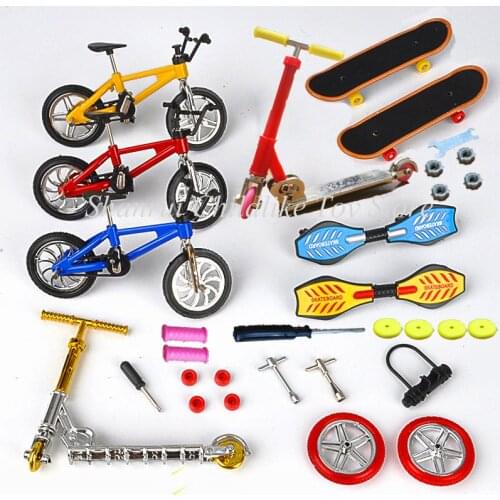 Metal Finger Scooter Two Wheels Alloy Finger Motorcycle Mini Bike Skating Board Site Children Educational Toys For Girls and Boy