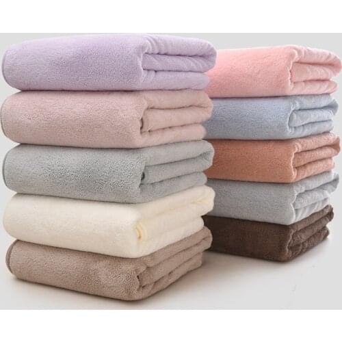 Coral Velvet Towel Set Beach Towel Absorbent Quick-drying Hand Towels Hotel Beauty Salon Bath Towels for Adults Microfiber Towel