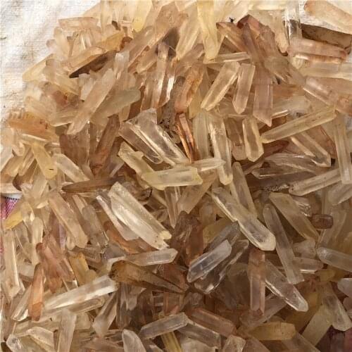 Natural clear quartz crystal points wands red white crystal for decoration