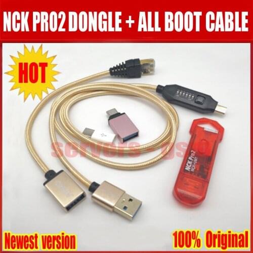 Newest Original NCK Pro Dongle NCK Pro2 Dongl +MUF ALL BOOT ONE IN CABLE ( NCK DONGLE+UMT DONGLE 2 in1 ) Free Shipping