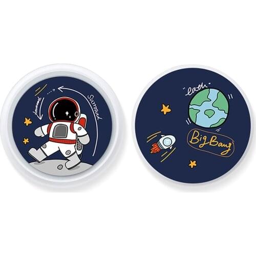 New Silicone Cartoon Protective Cover With Sticker For Apple Airtags Tracker Case Anti-Lost Alarm Tag Protector Cover Paster