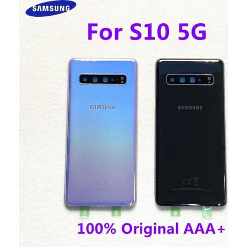Original Quality Back Glass Battery Cover Rear Door Housing Case Parts For Samsung Galaxy S10 5G G977 G977F G977B 5G Version