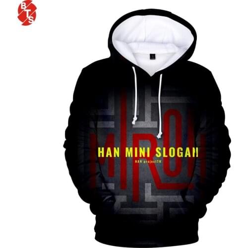 Straykids 3D Printed Kpop Hoodies Women/Men Fashion Long Sleeve Hooded Sweatshirts 2019 Hot Sale Casual Streetwear Clothes