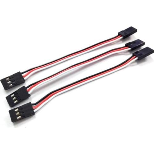 5Pcs/Lot 100MM 150MM 300MM 500mm Servo Extension Cord Male to Male for JR Plug Lead Wire Cable