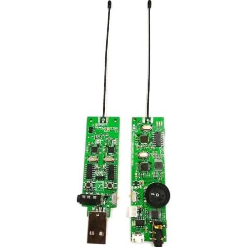 UHF stereo wireless audio transceiver module audio transmitter wireless speaker module musical instrument DIY artifact