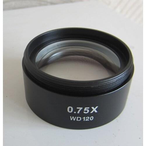 1PC 0.75X Auxiliary Attachment Objective Lens for Student Lab School Stereo Microscope Parts Accessories 1-7/8" (48mm)