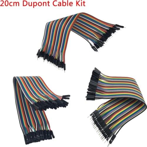 120 pcs/lot Raspberry Pi 3 Dupont Cable Male to Male + Female to Female + Male to Female for Raspberry Pi 3B+ for Arduino