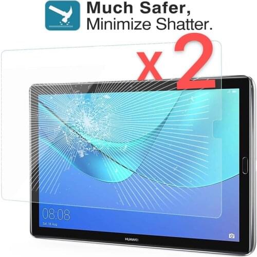 2Pcs Tablet Tempered Glass Screen Protector Cover for Huawei MediaPad M5 10.8 Inch Full Coverage Screen