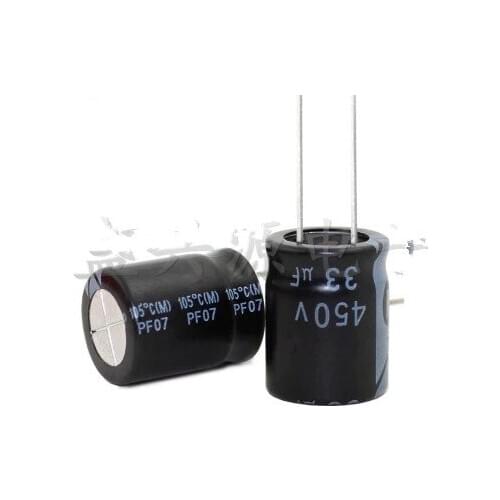 450V 33UF 33UF 450V Electrolytic Capacitor volume 16X20 16X25 best quality New origina