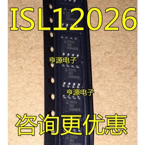 5 PCS ISL12026 ISL12026IBZ 12026 ibz new SOP real-time clock alarm quality goods