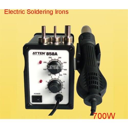 858A LAC 220V / 50Hz Lead Free Hot Air Soldering Station 700w ,electro-thermal Pyrography tool, Electric Soldering Irons
