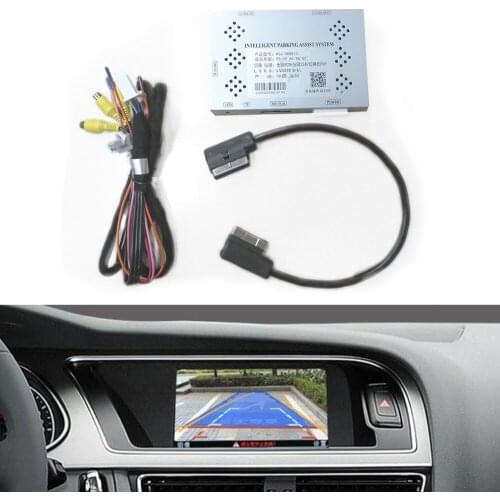 Car Reverse Camera Interface Adapter for 2005-2009Audi A6/A8/Q7 with Adaptive parking guidelines