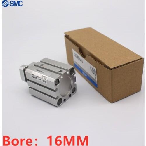 CDQMB CQMB CQMB16 CDQMB16 Stroke 5-30mm SMC Double Acting Guide Rod Conpact Pneumatic Cylinder Built-in Magnet