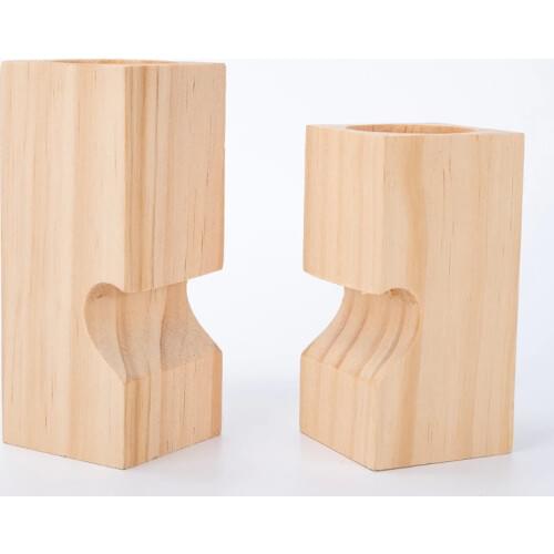 Rustic Heart Shaped Wooden Candlestick Candle Holder Shelf Valentines Day Wedding Decorations