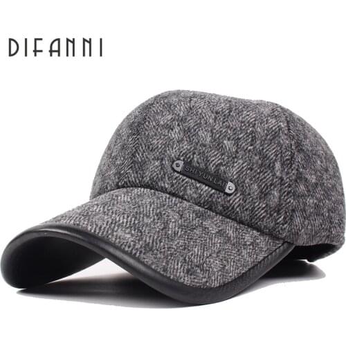 Мужские зимние бейсболки DIFANNI China At AliExpress