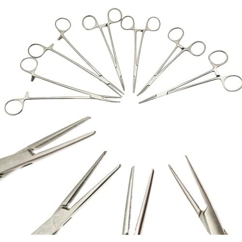 Stainless Steel Hemostatic Clamp Forceps Surgical Forceps Surgical Tool kit Hemostatic Forceps