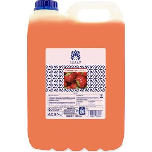 Válquer strawberry special shampoo for hairdressing. Shampoo for profesional-5000ML