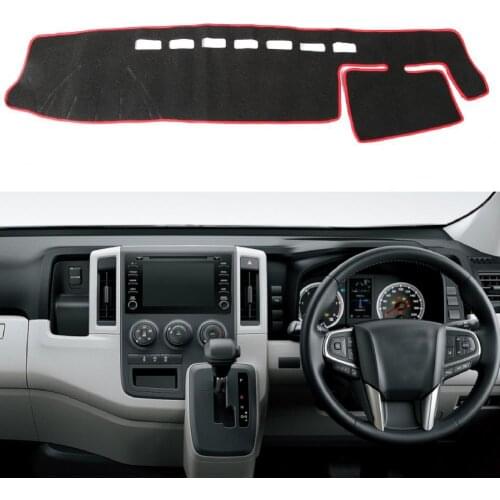 LBWS-302 Dashboard Mat Non-slip Anti-corrosion Car Dashboard Pad Sunshield Cover for TOYOTA HIACE Accessories