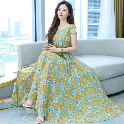 Летние шифоновые платья NZF China At AliExpress