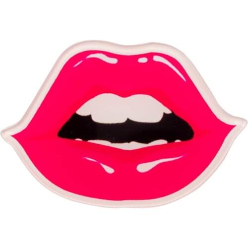 OTOKODESIGN Brooches Lips For Clothes