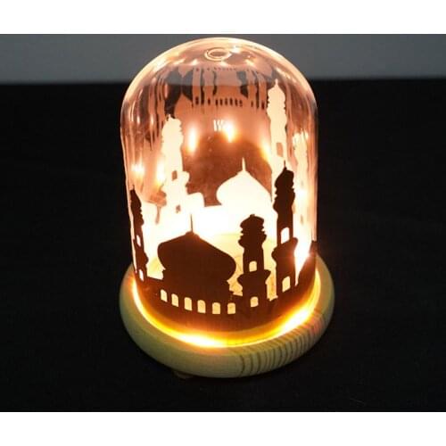 Drop Ship. Creative EID Mubarak LED Night Light Ramadan Table Desk Lamp Muslim Party Decor