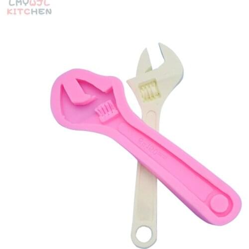 Creative Hardware Wrench Modeling Silicone Mold Fudge Chocolate Mold Baking Cake Decoration Accessories Epoxy Mold