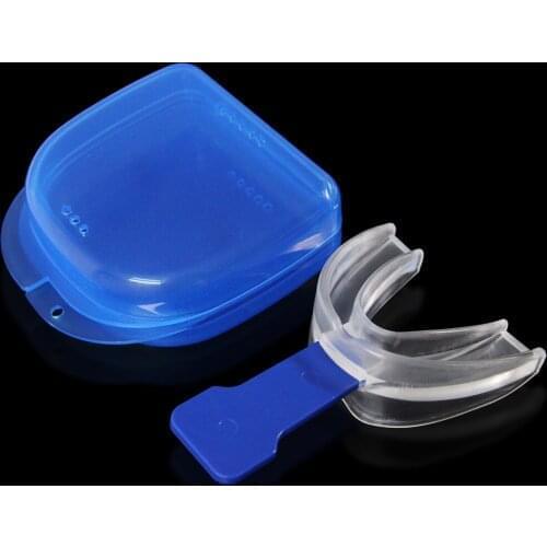 Anti Snoring Mouthguard Device Stop Snore Trays Silicone Mouthpiece Apnea Guard with Box for Men Women Good Sleep Anti Snore