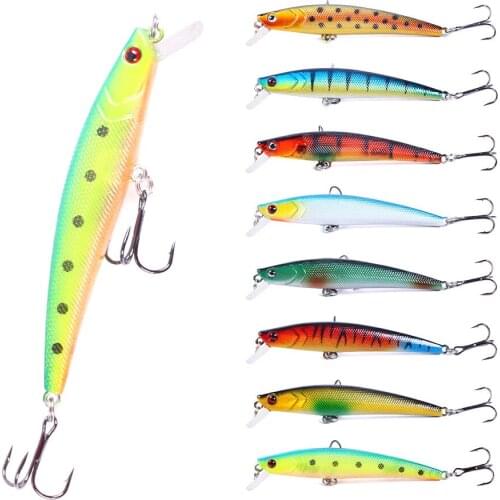 1pcs HENGJIA Minnow Crank Wobblers 8.2G 9.5CM Isca Artificial Fishing Lures Bass Bait Hard Fishing Tackle Swimbait