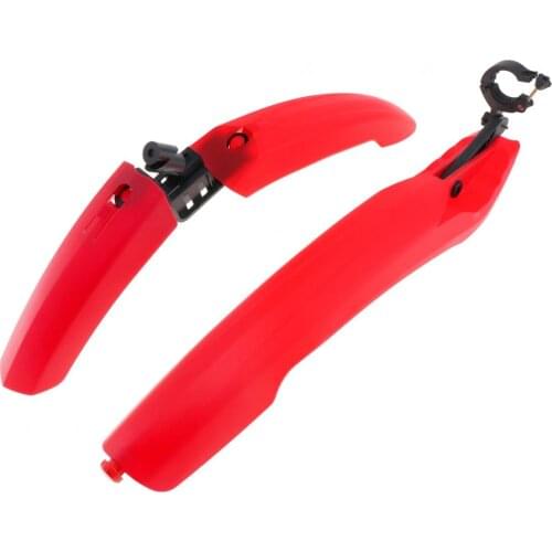 Tail Light Bicycle Fenders Bike Mudguard Cycling Mountain Mud Guards Set with Quick Release and LED Light for MTB Bike