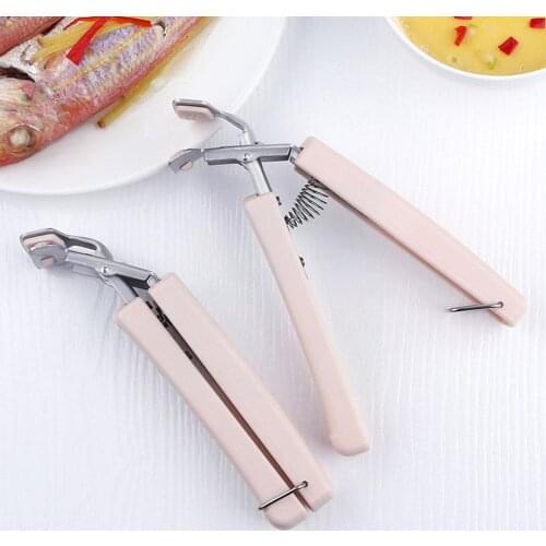 1 Pcs New Hot Dish Clamp Bowl Holder Clip Hot Dish Clip Kitchen Plate Tongs Retriever Pan Bowl Tools Handle Gripper Pot Sil V7J0