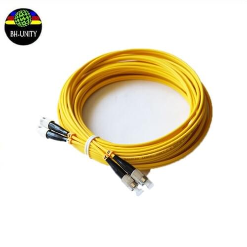 5pcs/lot zhongye myjet liyu JHF solvent printer 6m double head round head optical fiber cable date cable