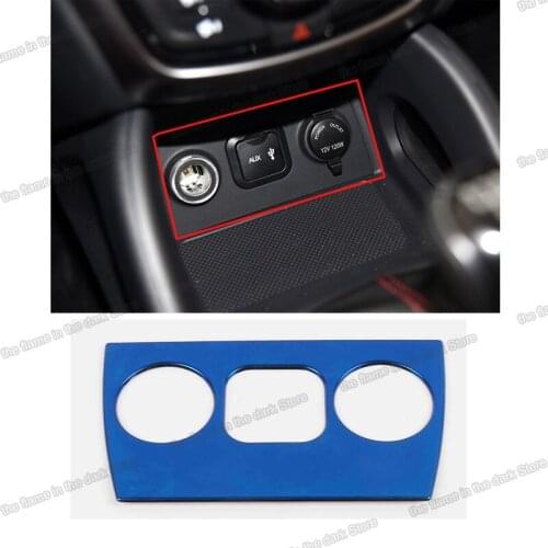 Lsrtw2017 car central control cigarette lighter panel trims for changan cs75 2013 2014 2015 2016 2017 decoration accessories