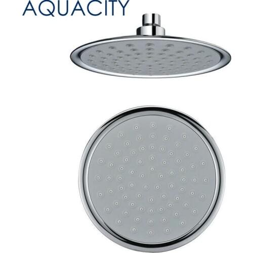 Free Shipping Rainfall Chrome Finish Shower Head 8 Inch Round ABS Plastic Bathroom Shower