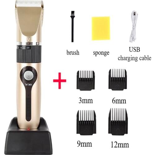 Hot Selling Cordless Hair Shaver Clippers Trimmer Manscaped Electric Hair Clippers Q8