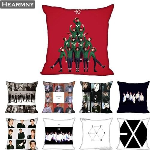 EXO Pillow Case For Home Decorative Pillows Cover Invisible Zippered Throw PillowCases 40X40,45X45cm