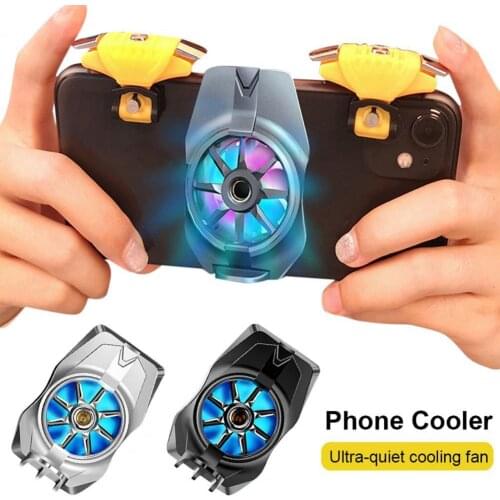 G2 Universal Portable Fashion Ultra-Quiet Mobile Phone Holder Bracket Stand Phone Radiator Gaming Quick Cool Down Cooling Fan