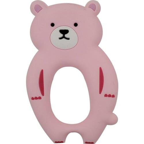 Newborn Teethers Silicone Freezer Safe Teethers Chewing Toys For Infant Teething Necklace Pendants Baby Pacifier Accessories