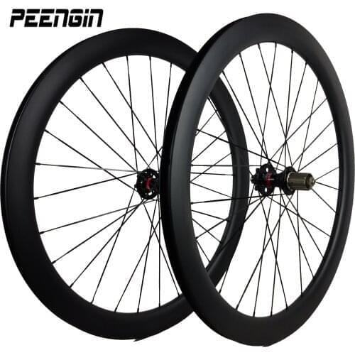 45mm OEM 27.5er carbon wheel gravel wheelset 650B disc brake 29mm wide clincher tubeless Novatec D791/D411 six bolts/center lock