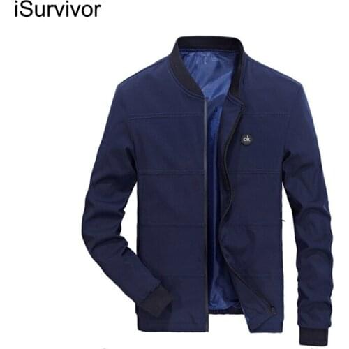 ISurivor 2021 Spring Jackets Mens Pilot Bomber Jacket Male Fashion Baseball Hip Hop Coats Slim Fit Coat Brand Clothing