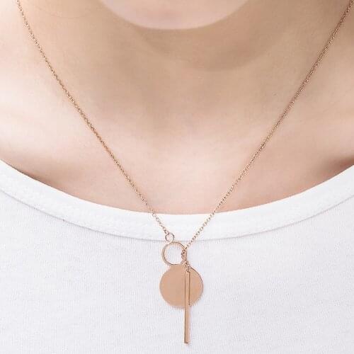 Newest Stainless Steel Personalization Customization Disc Necklace can Engraved name photo 50pcs/lot