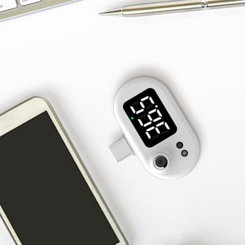Portable Temperature Meter Sensitive Mini Smart Phone Thermometer for Smartphones Daily Life