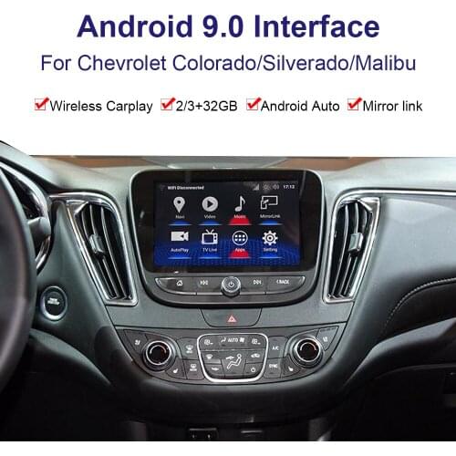 Android Video interface Box for 2014-2017Chevrolet Camaro Multimedia Interface with Wireless/USB CarPlay dongle
