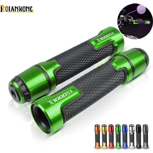 7/8" Aluminum Motocycle Handle bar Hand Grips hand grip For Kawasaki Z1000SX 2011 2012 2013 2014 2015 2016 Z-1000SX Z 1000 SX