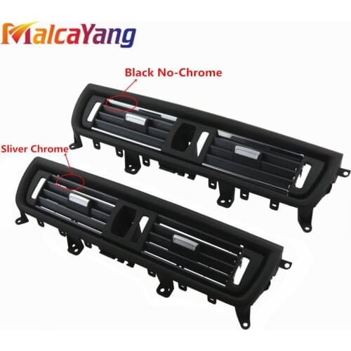 2 Styles Front Console Grill Dash AC Air Conditioner Vent For BMW F10 F11 F18 520i 523i 525i 528i 535i